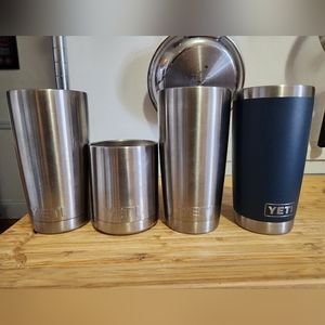 Four Yeti cups AS A PACKAGE DEAL